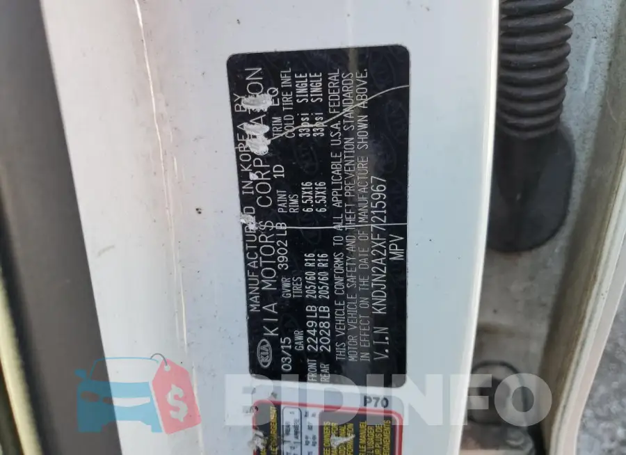 KNDJN2A2XF7215967 Photo# 12