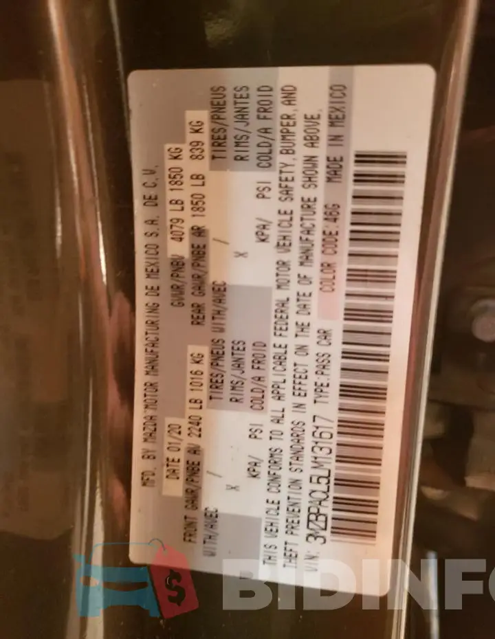 3MZBPACL5LM131617 Photo# 12