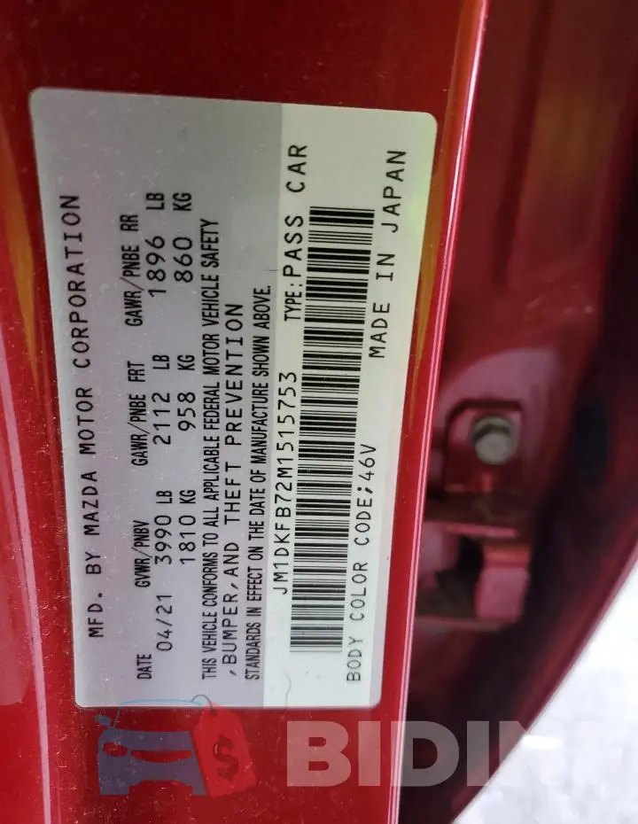 JM1DKFB72M1515753 Photo# 12
