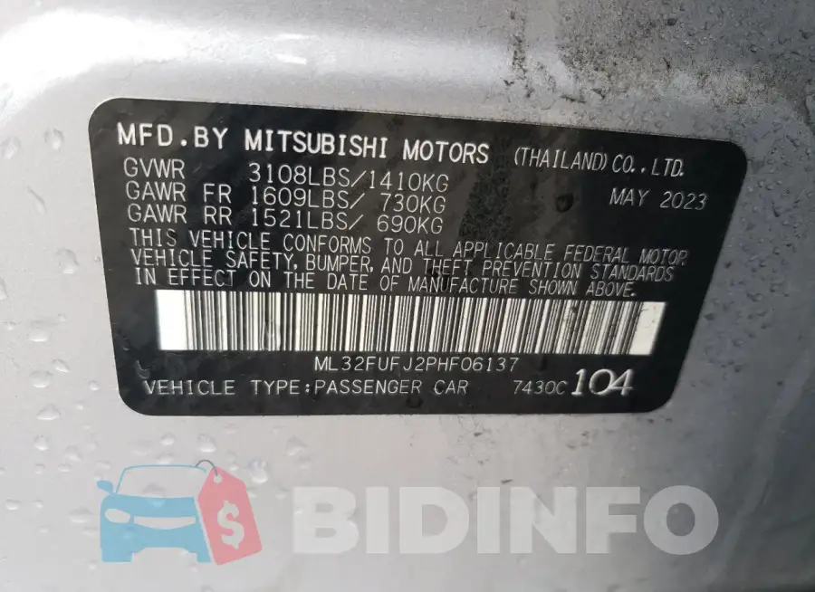ML32FUFJ2PHF06137 Photo# 13