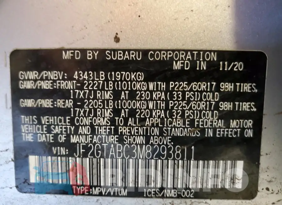 JF2GTABC3M8293811 Photo# 13