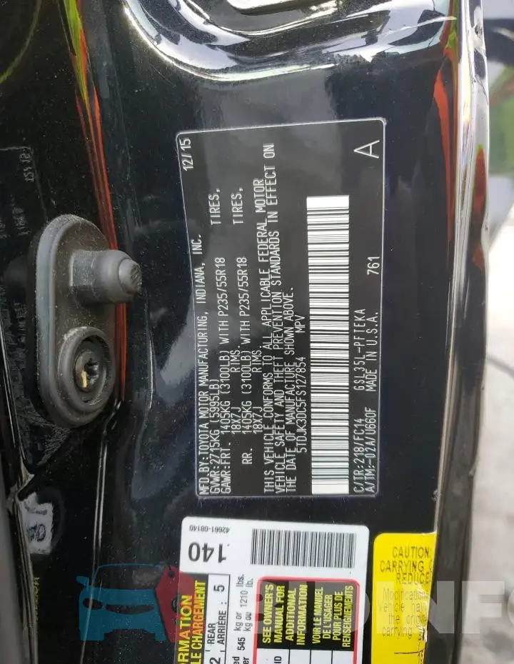 5TDJK3DC5FS127854 Photo# 12