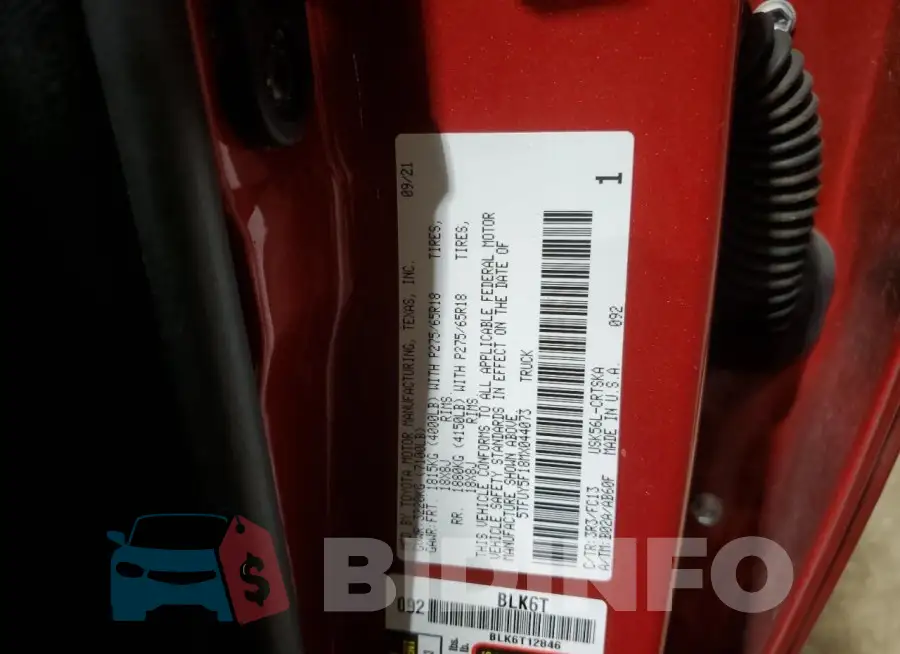 5TFUY5F18MX044073 Photo# 13