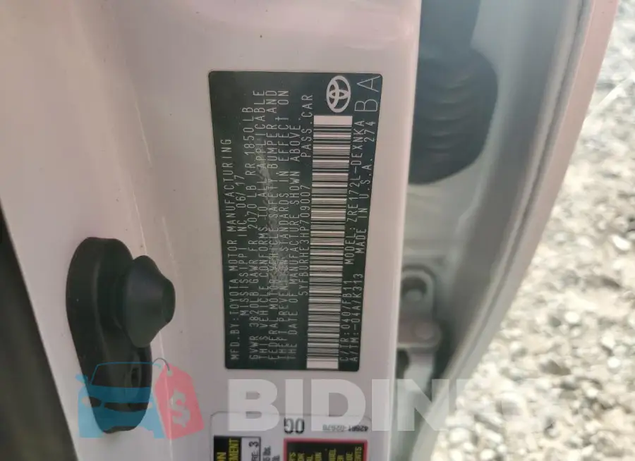 5YFBURHE3HP709007 Photo# 12