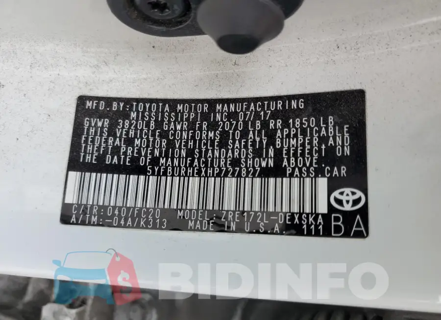5YFBURHEXHP727827 Photo# 12