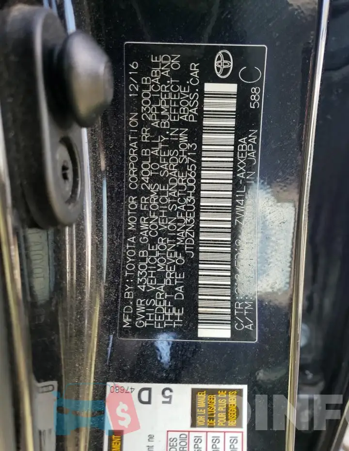 JTDZN3EU3HJ065713 Photo# 12