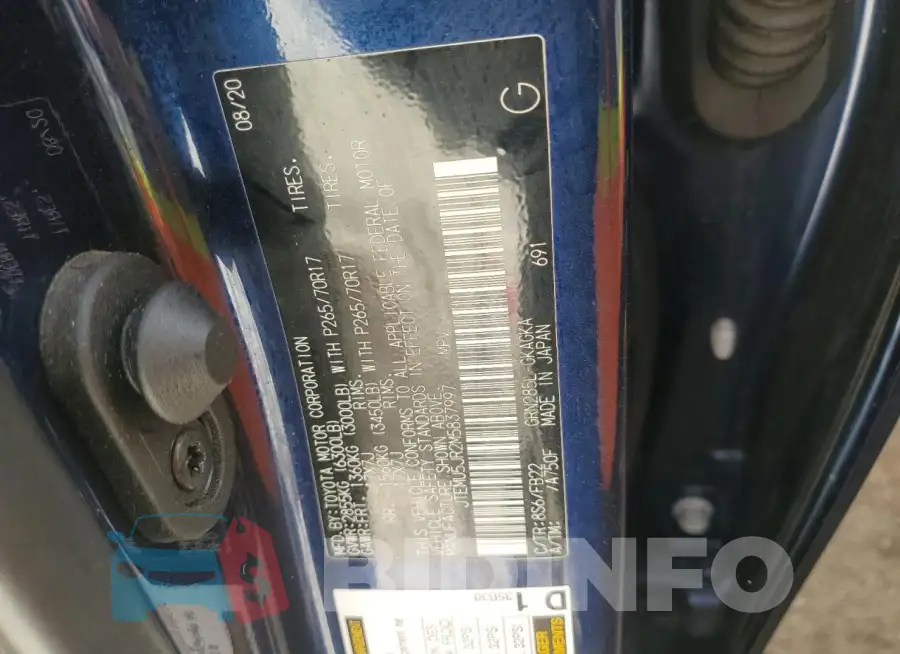 JTEMU5JR2M5837997 Photo# 13