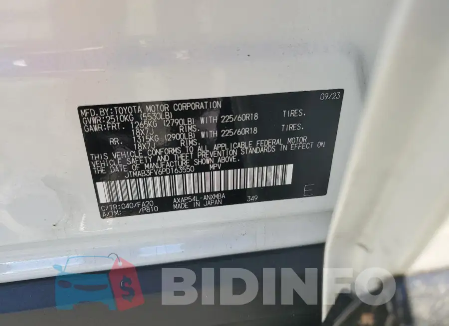 JTMAB3FV6PD163550 Photo# 13