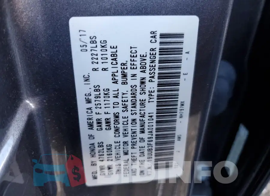 19UUB3F69JA001041 Photo# 13