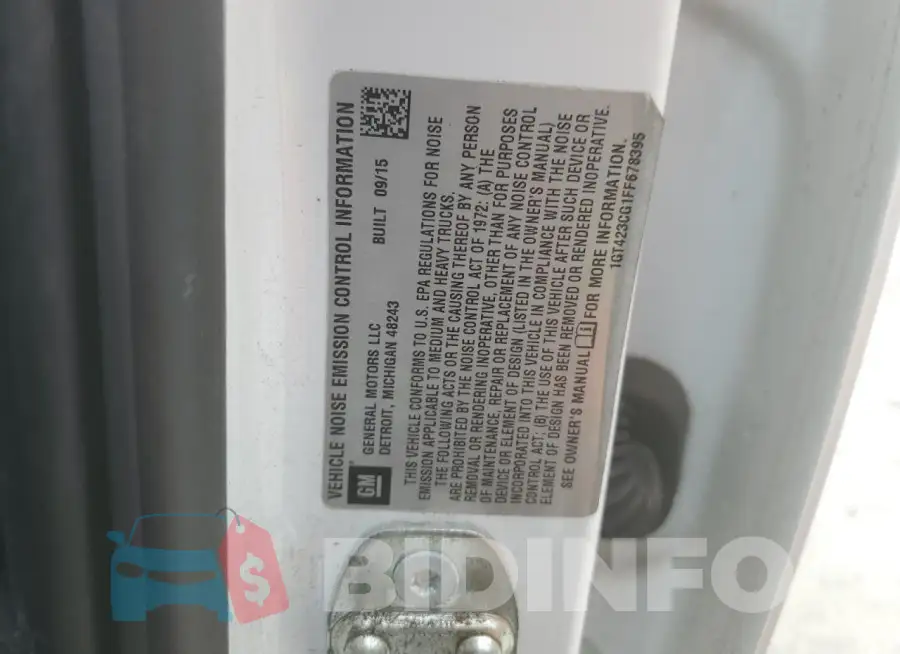 1GT423CG1FF678395 Photo# 12