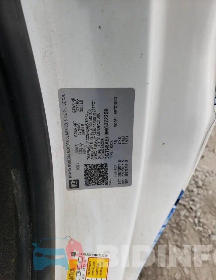 3GTN8AEF9MG372259 Photo# 12