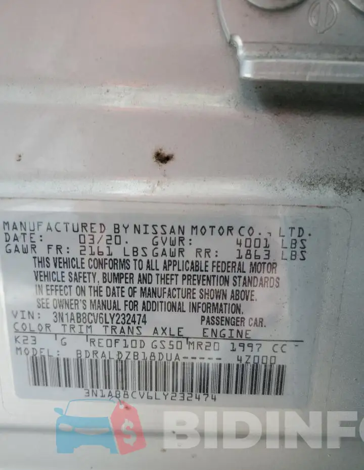 3N1AB8CV6LY232474 Photo# 12