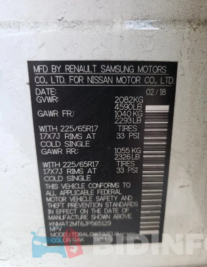 KNMAT2MT6JP565129 Photo# 13