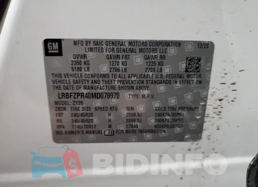 LRBFZPR40MD078970 Photo# 13