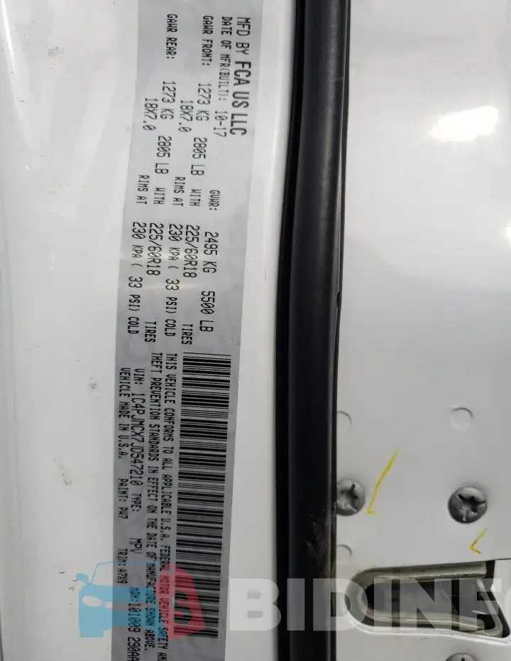 1C4PJMCX7JD547210 Photo# 12