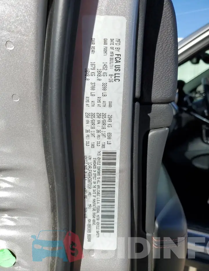 1C4RJFAG6HC607310 Photo# 13