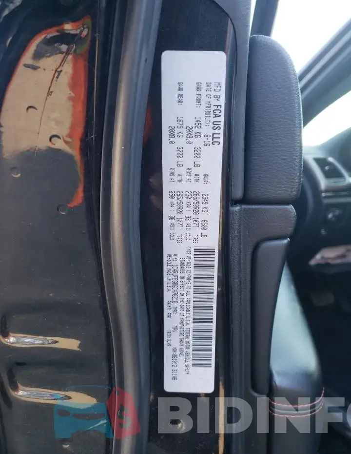 1C4RJFBG8GC476216 Photo# 13