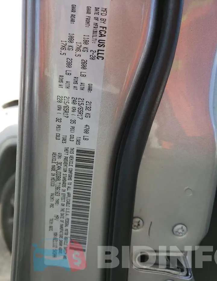 3C4NJDDB0LT196163 Photo# 13
