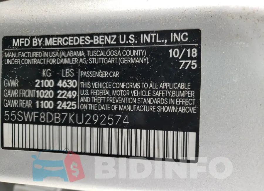 55SWF8DB7KU292574 Photo# 12