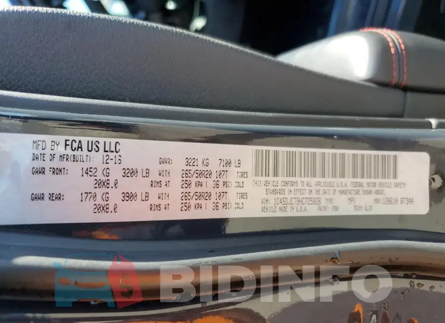 1C4SDJCT9HC725826 Photo# 13