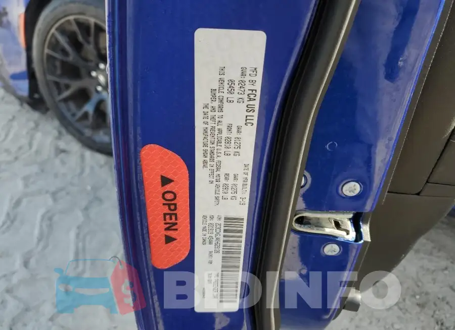 2C3CDXGJ4KH629126 Photo# 12
