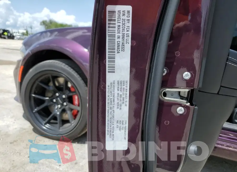 2C3CDXL99NH148322 Photo# 13