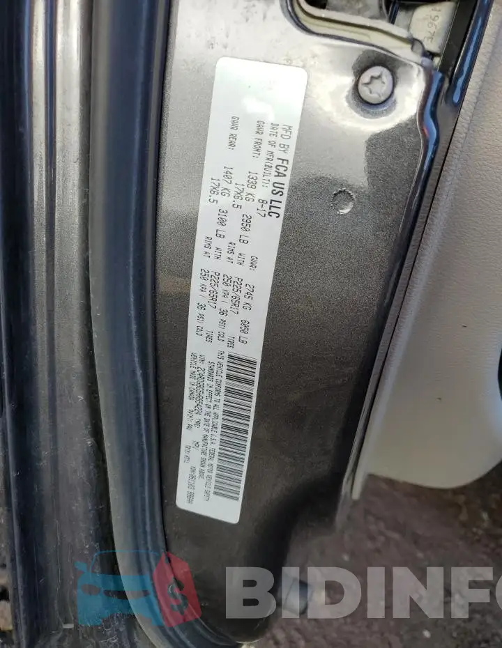 2C4RDGBG5HR854224 Photo# 13
