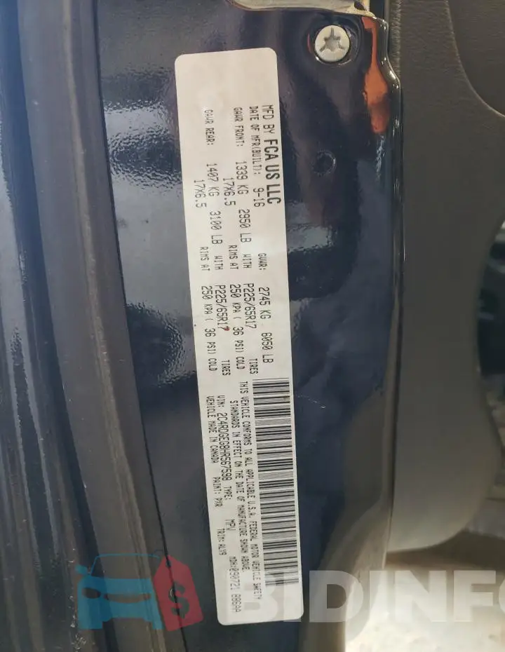 2C4RDGEG8HR567598 Photo# 13