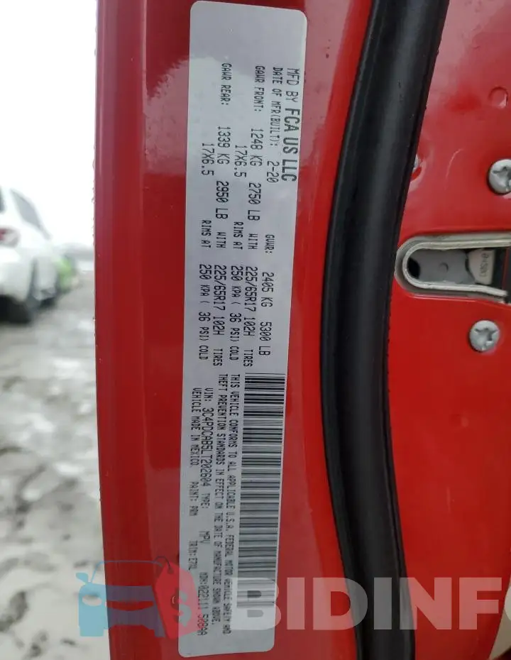 3C4PDCAB5LT202604 Photo# 13