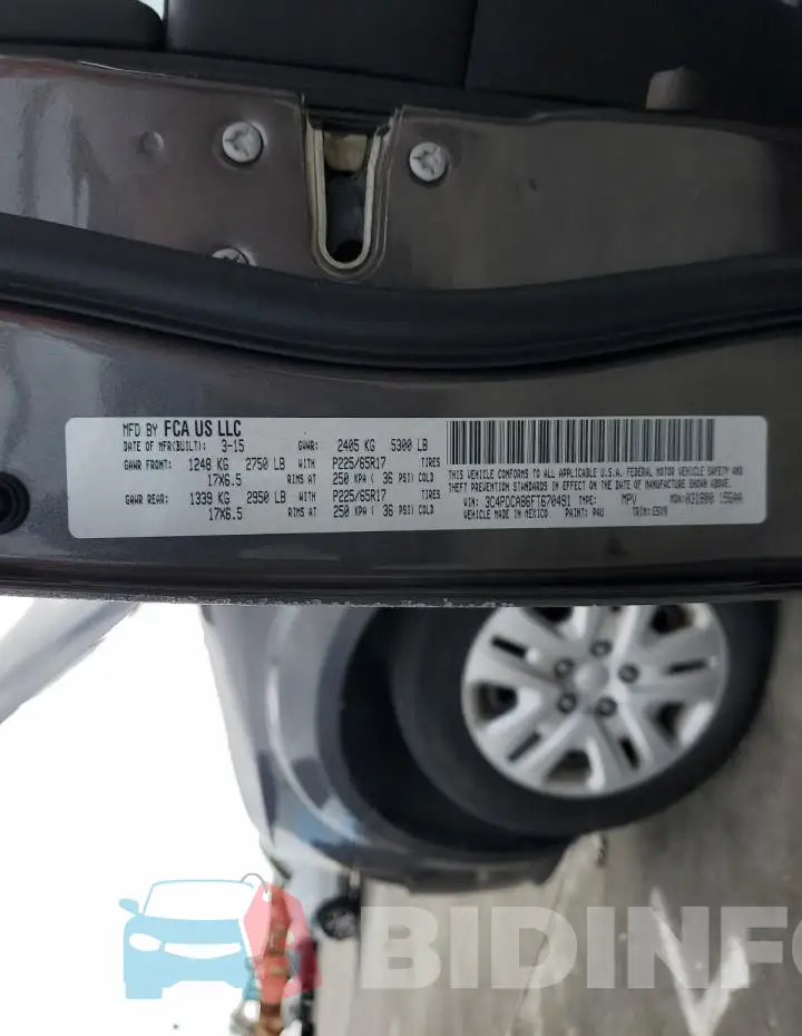 3C4PDCAB6FT670491 Photo# 13
