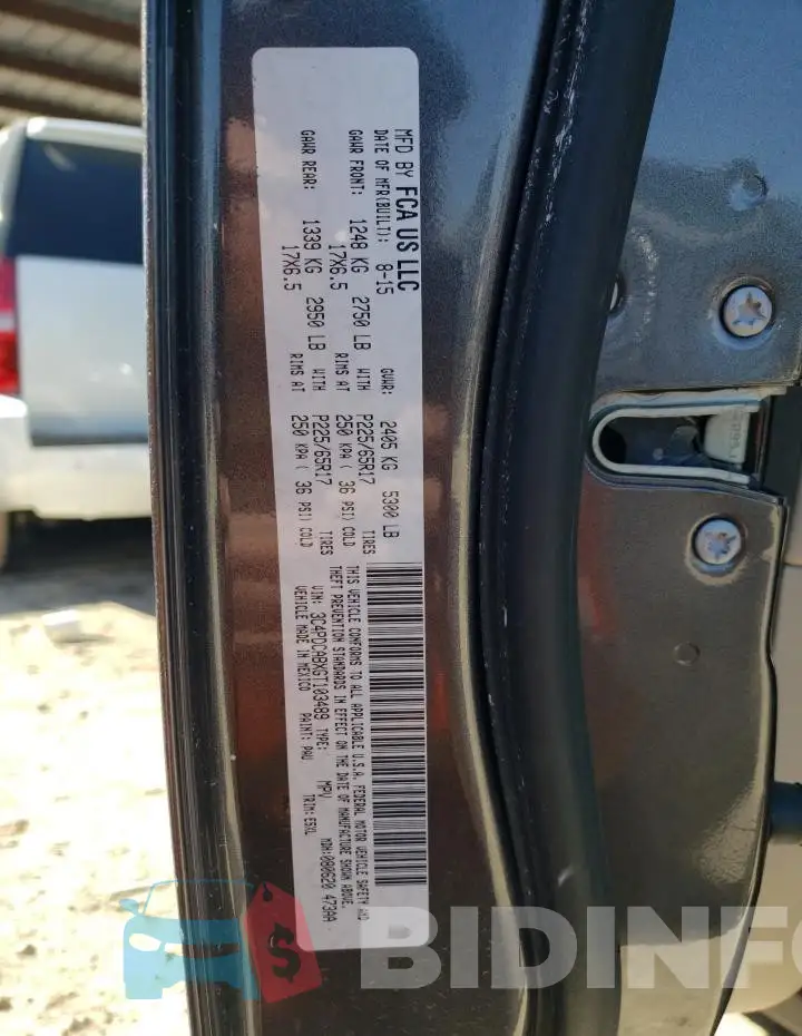 3C4PDCABXGT103489 Photo# 13