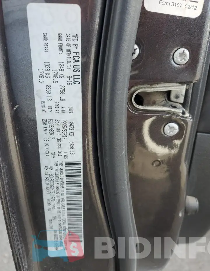 3C4PDCBG2HT511626 Photo# 12