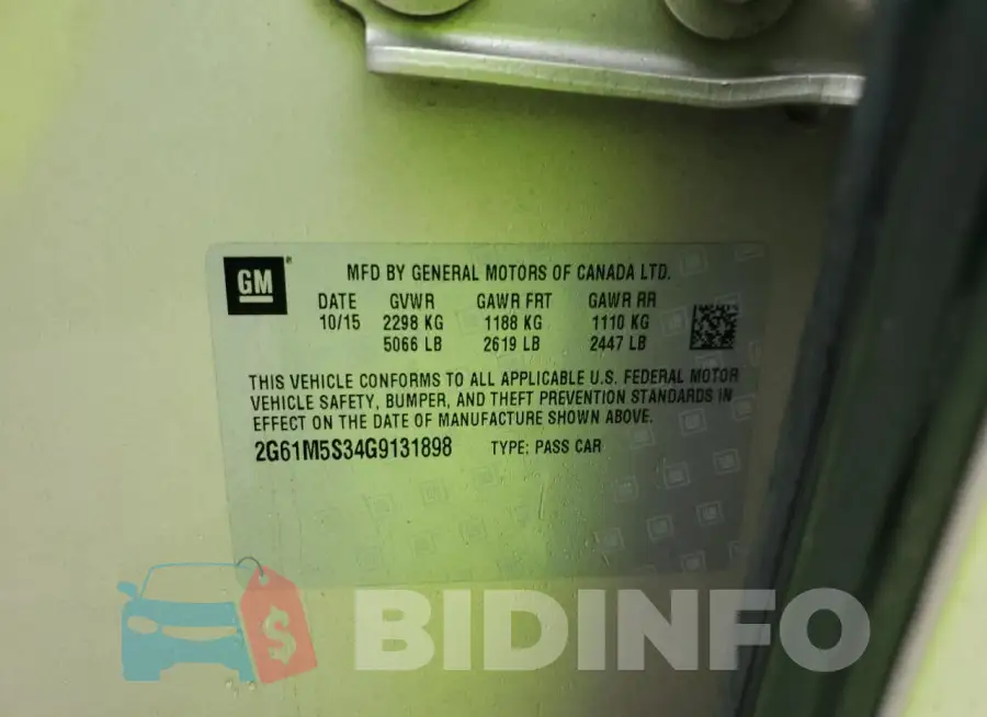2G61M5S34G9131898 Photo# 12