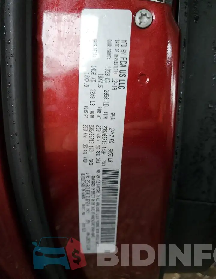 2C4RC1BG4LR137614 Photo# 13