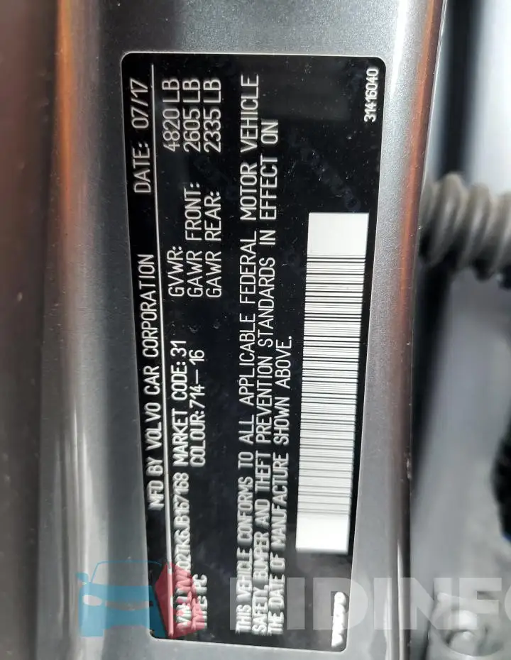LYV402TK6JB167168 Photo# 13