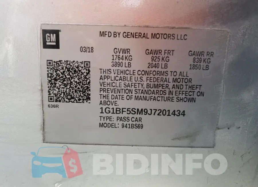 1G1BF5SM9J7201434 Photo# 12