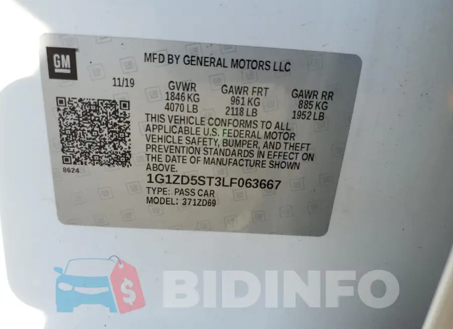 1G1ZD5ST3LF063667 Photo# 12