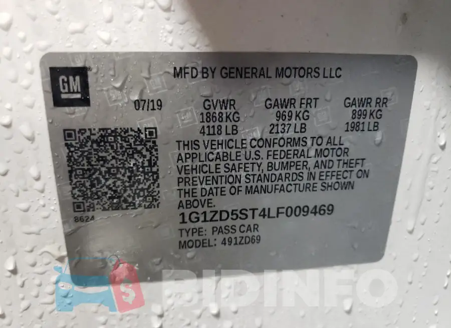 1G1ZD5ST4LF009469 Photo# 13