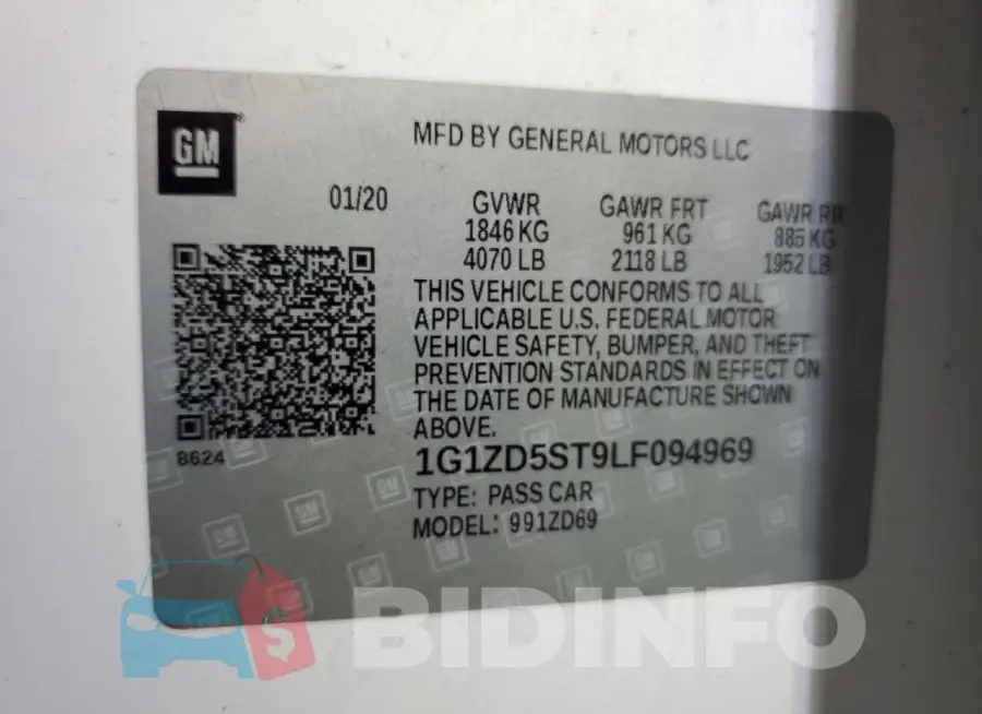 1G1ZD5ST9LF094969 Photo# 12