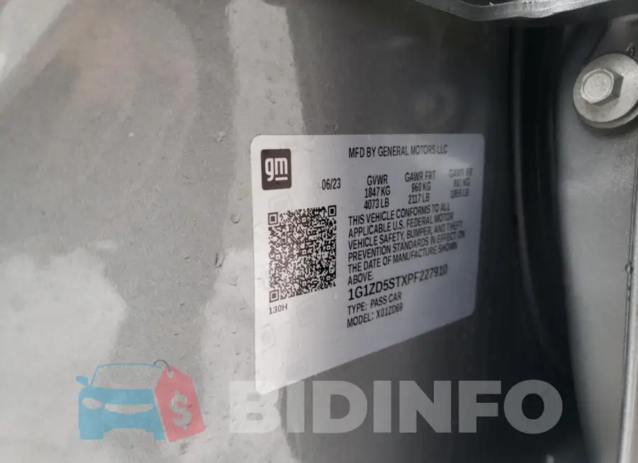 1G1ZD5STXPF227910 Photo# 13