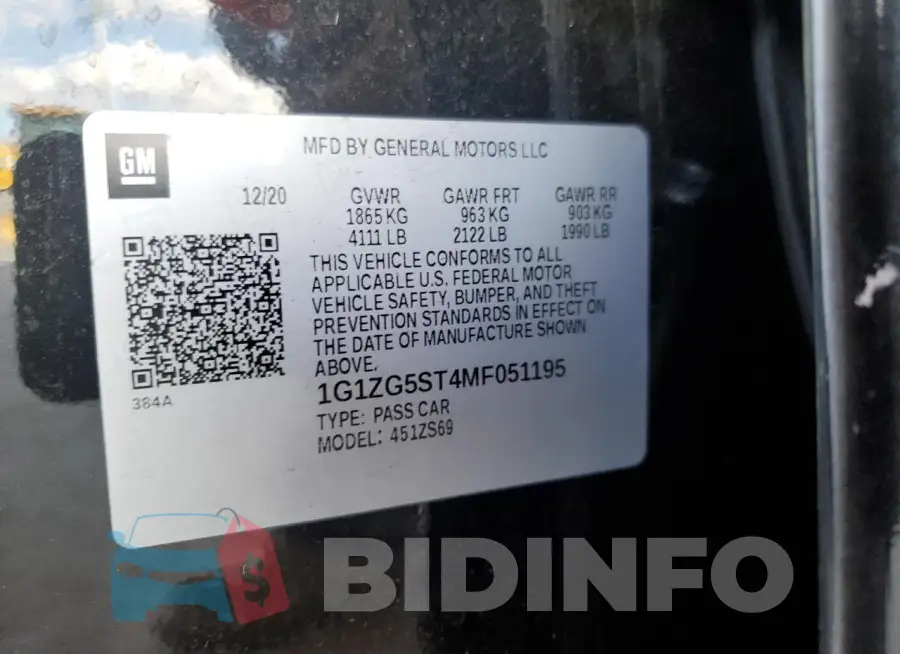 1G1ZG5ST4MF051195 Photo# 12
