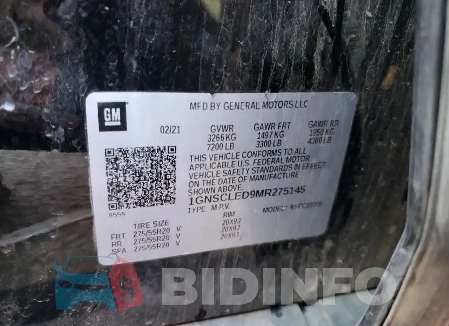1GNSCLED9MR275145 Photo# 14