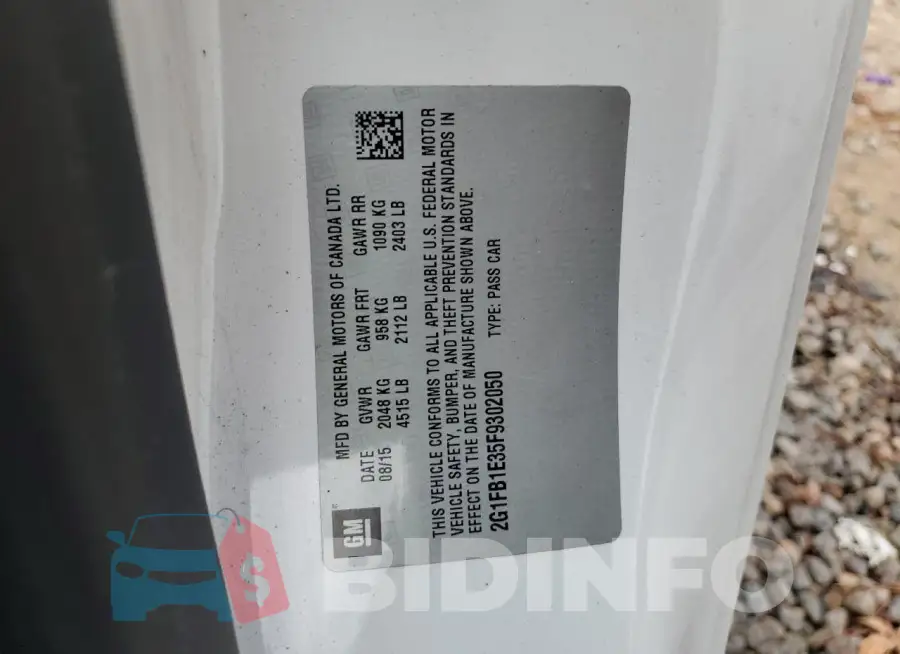 2G1FB1E35F9302050 Photo# 12