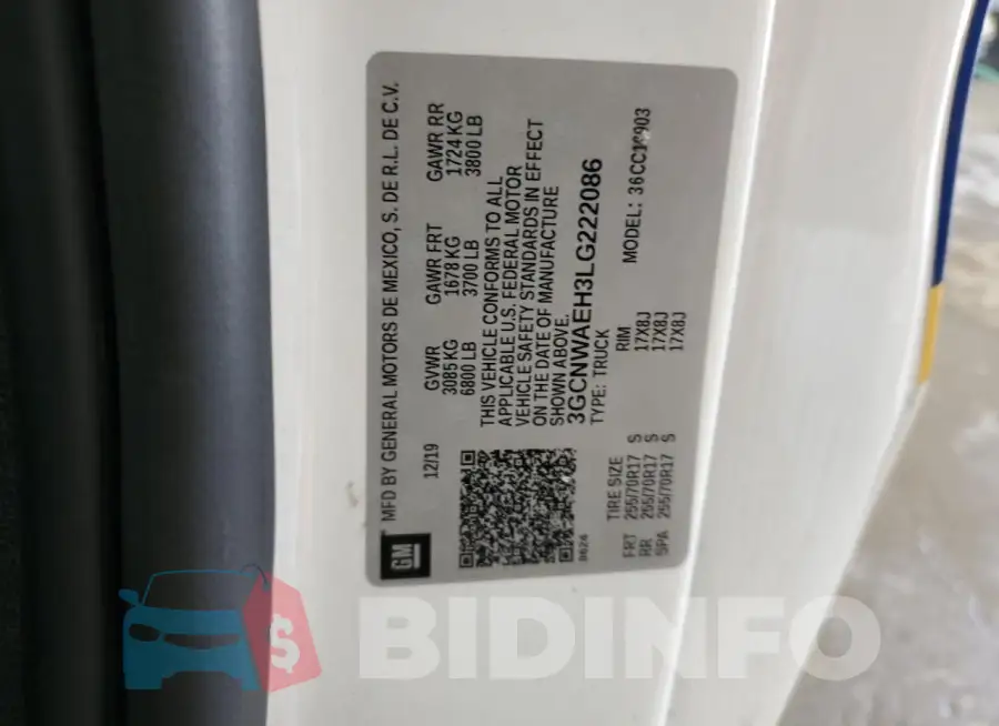 3GCNWAEH3LG222086 Photo# 12