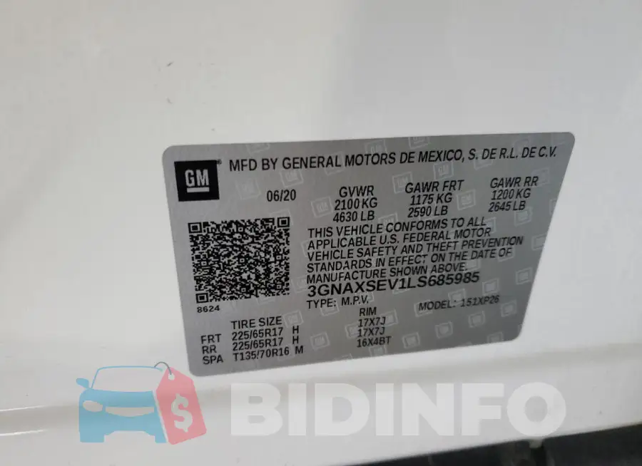 3GNAXSEV1LS685985 Photo# 12