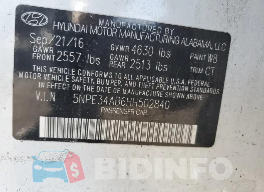 5NPE34AB6HH502840 Photo# 13