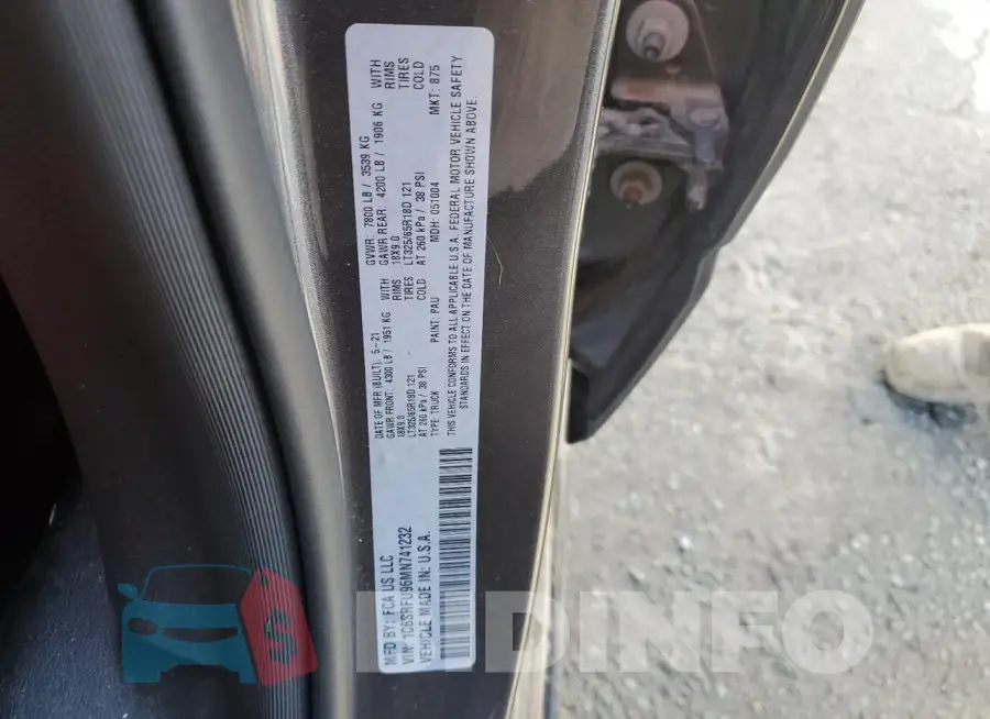 1C6SRFU96MN741232 Photo# 12