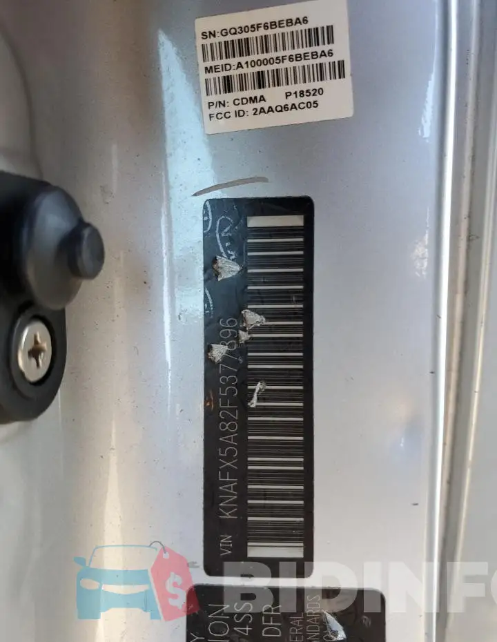 KNAFX5A82F5377896 Photo# 12