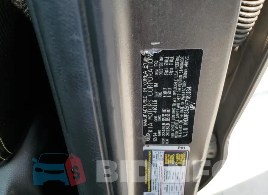 KNDJP3A50F7183184 Photo# 12