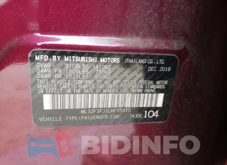 ML32F3FJ1LHF05310 Photo# 12